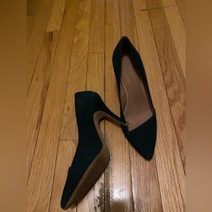 Madewell Mira heels size 9 green